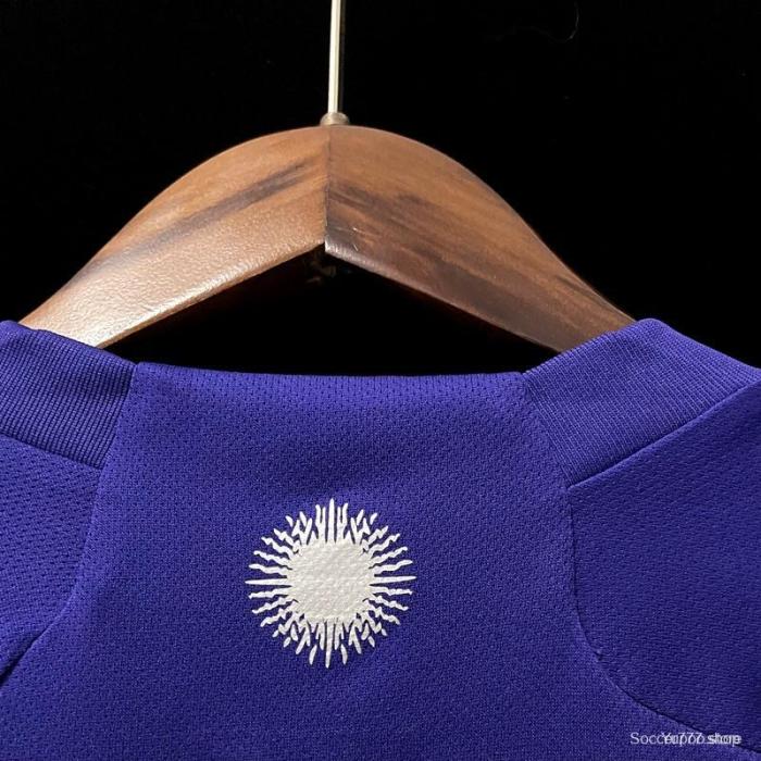 3 Stars 20222 Argentina Away Jersey