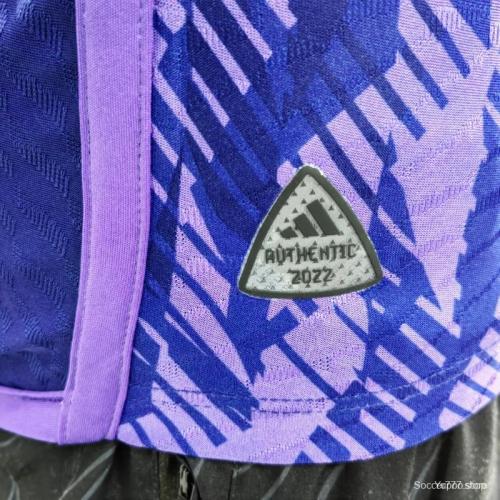 Player Version 3 Stars  Argentina Away Jersey