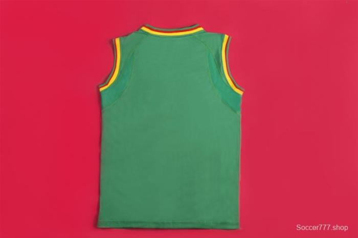 Retro 2002 Cameroon Home Soccer Jersey
