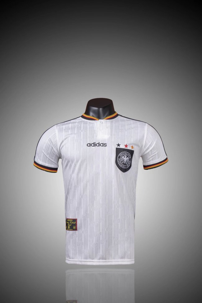Retro 1996 Germany Home Soccer Jersey