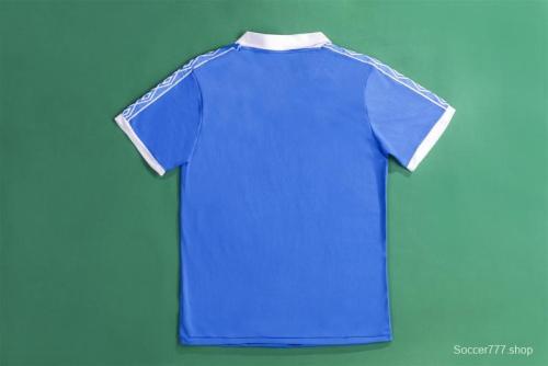 Retro 81/82 Manchester City Home Soccer Jersey