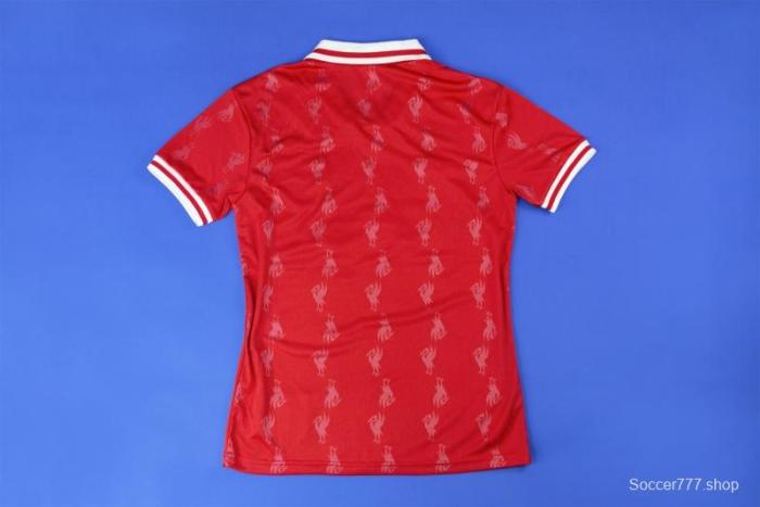 Retro 96/98 Liverpool Home Soccer Jersey
