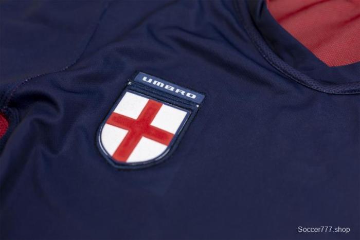 Retro 2002 England Away Soccer Jersey
