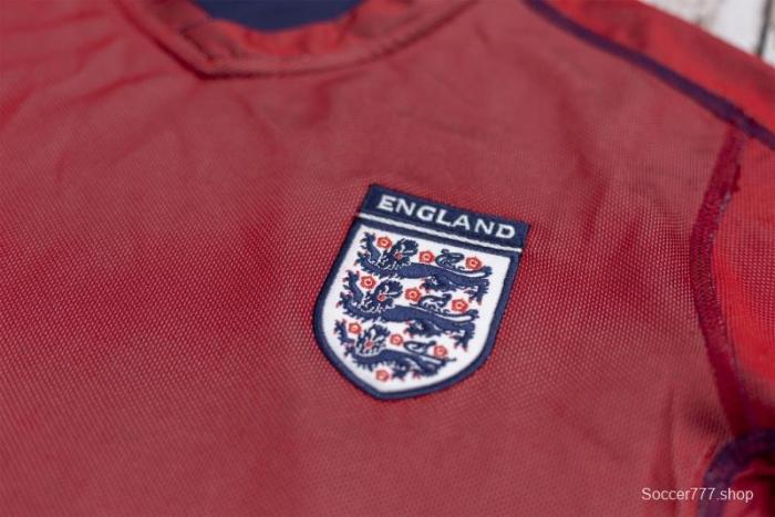 Retro 2002 England Away Soccer Jersey