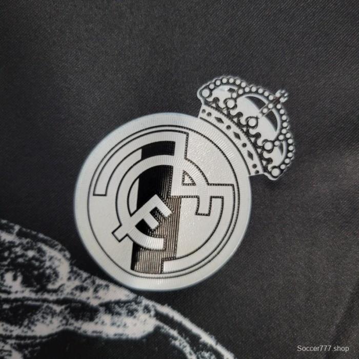 Retro 14/15 Real Madrid Third Black Dragon Jersey