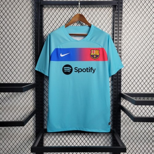23-24 Barcelona Sky Blue Training Jersey
