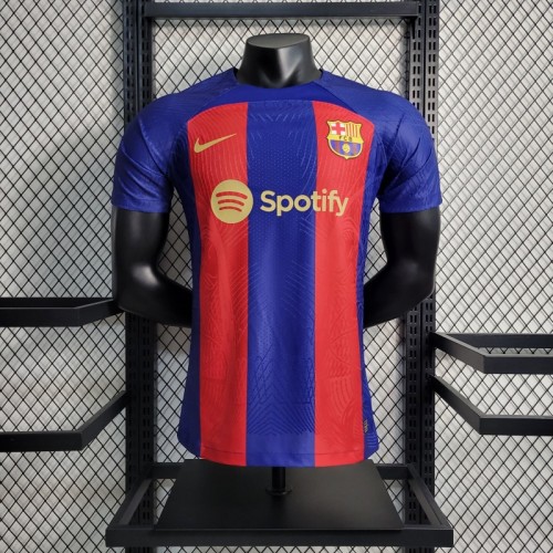 Player Version 23-24 Barcelona Home Jersey
