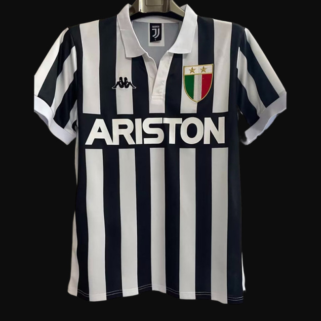 Retro 84/85 Juventus Home Jersey