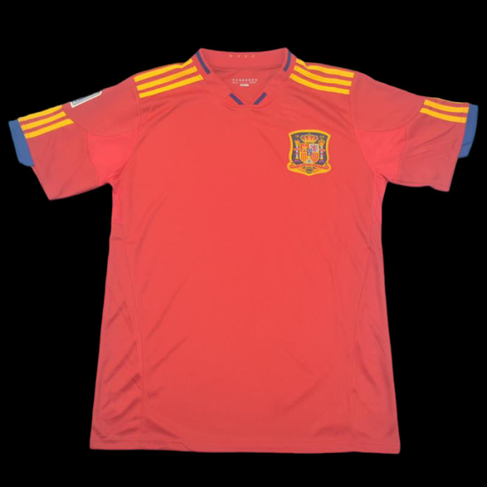 Retro 2010 Spain Home Soccer Jersey