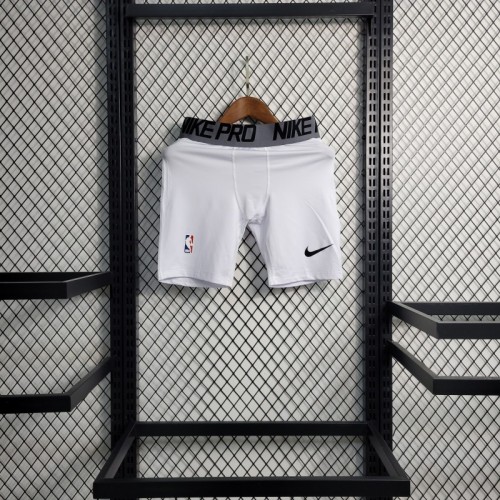 2023 NBA White Swimming Shorts