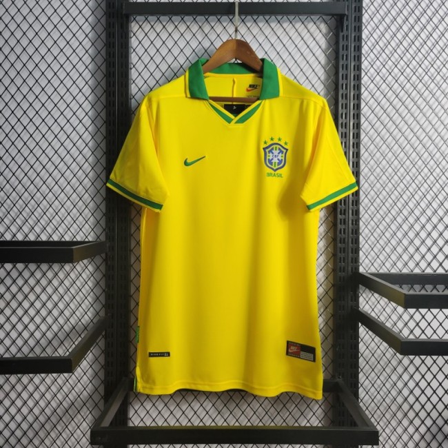 Retro1997 Brazil Home Jersey