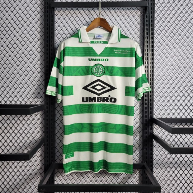 Retro1998 Celtic Home Champion Jersey