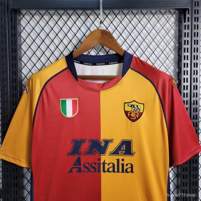 Retro 01/02 Roma Home Jersey
