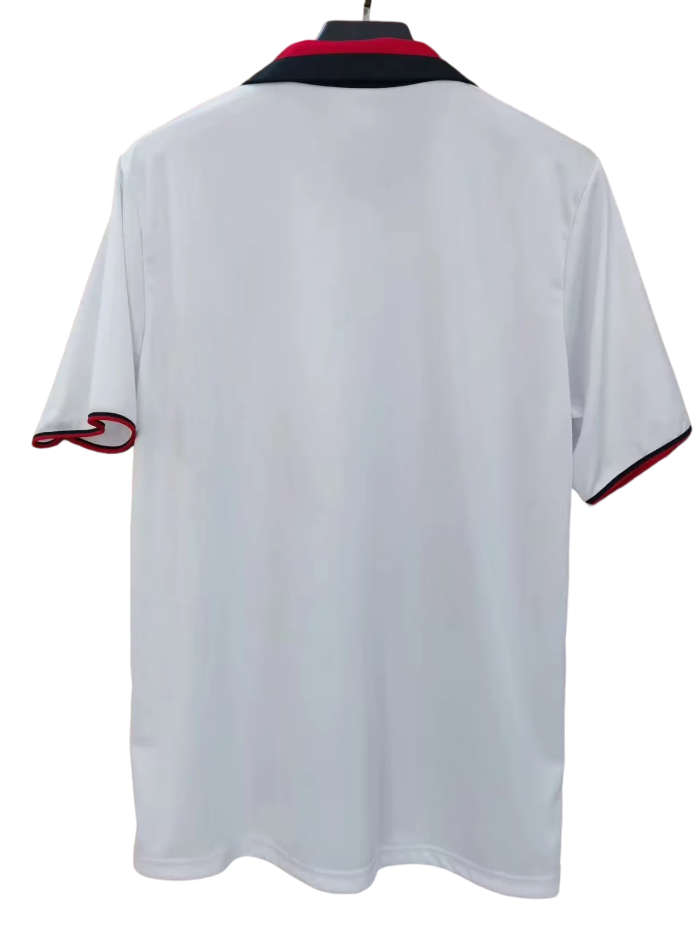 Retro 88/89 AC Miilan Away White Champion League Jersey