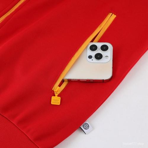 2023 Adidas Original Red Full Zipper Jacket +Pants