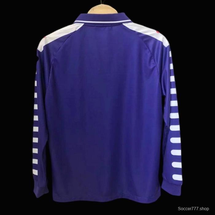 Retro 98/99 Fiorentina Home Long Sleeve Jersey