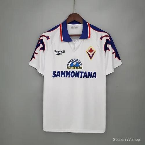 Retro 95/96 Fiorentina Away White Jersey