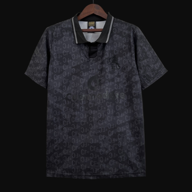 Retro Chelsea 1990 Black Special Black Out Jersey