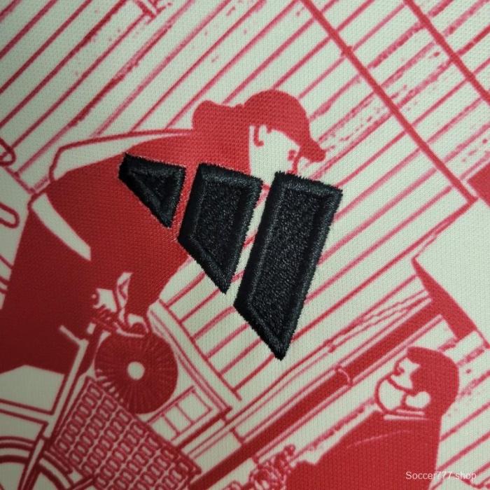 Player Version 2023 Japan White Red Special Jersey Tokyo Edition