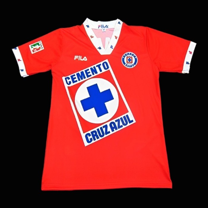 Retro 96/97 Cruz Azul Third Red Jersey