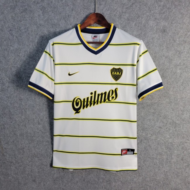 Retro Boca Juniors Away White Jersey