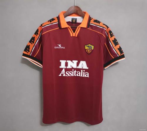 Retro 98 99 AS Roma Home Jersey