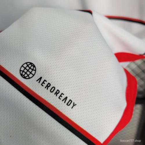 23-24 Flamengo White Away Vest Jersey