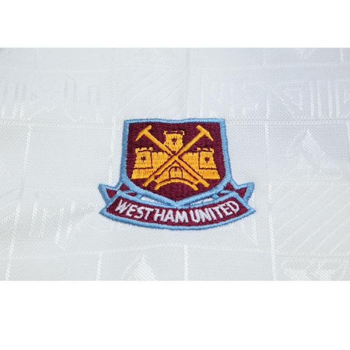 Retro 99/01 West Ham X Iron Maiden Away White Jersey