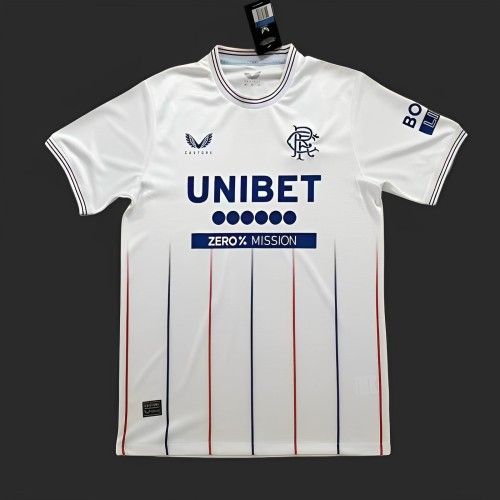23/24 Glasgow Rangers Away White Jersey