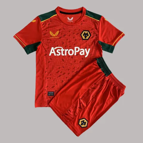 23/24 Kids Wolverhampton Wanders Red Jersey