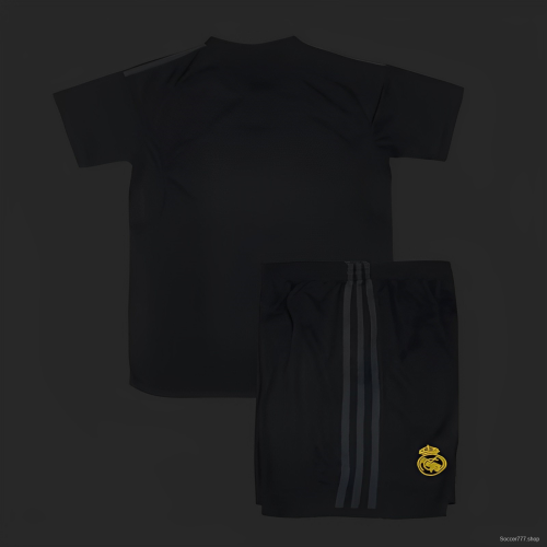 23/24 Kids Real Madrid Third Black Jersey