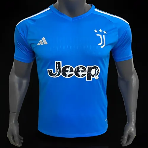 23/24 Juventus Blue Goalkeeper Jersey