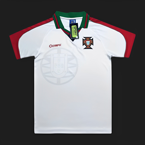 Retro 1996 Portugal Away White Jersey