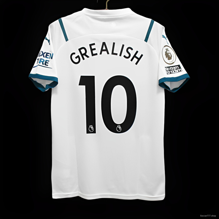 Retro 23/24 Manchester City Away White Jersey