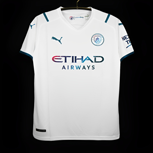 Retro 23/24 Manchester City Away White Jersey