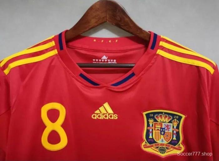 Retro 2010 Spain Home Jersey
