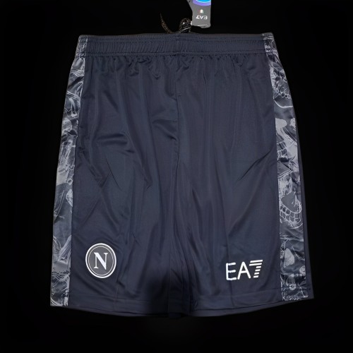 23/24 Napoli Halloween Black Shorts