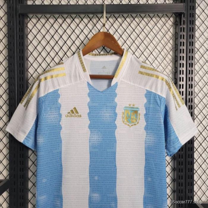 Retro 2021 Argentina x Maradona Tribute Home Jersey