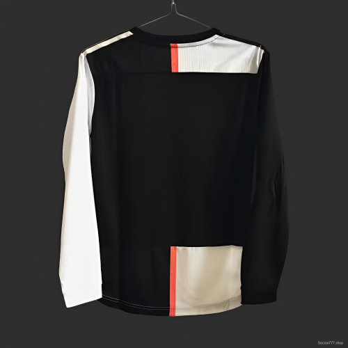 Player Version 19/20 Juventus Home Long Sleeve Retro Jersey