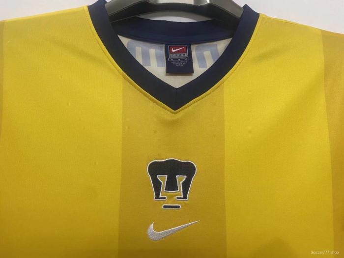 Retro 00/01 Club America Away Yellow Jersey