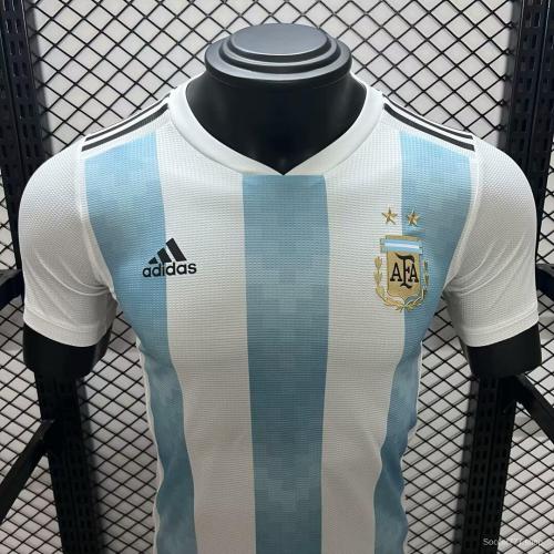 Player Version 2018 Argentina Home Jersey