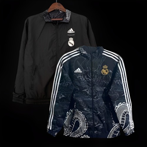 23/24 Napoli Black Dragon Reversible Full Zipper Jacket