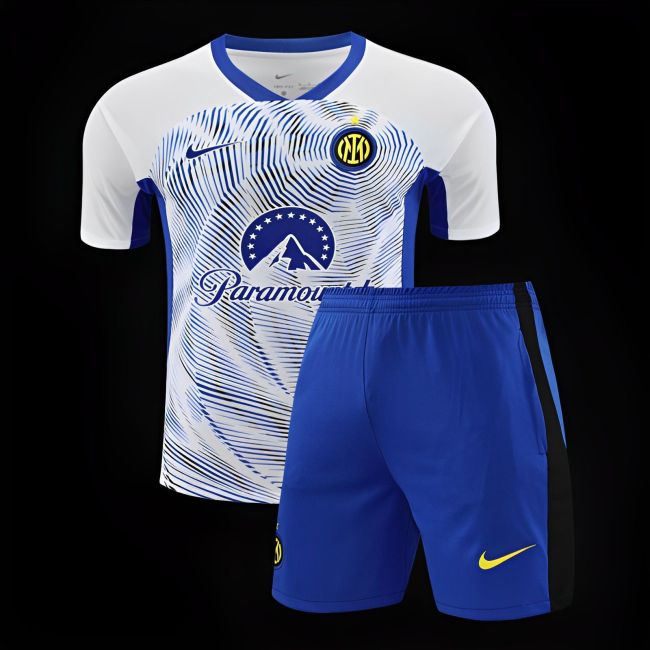 24/25 Inter Milan White Short Sleeve Jeresy+Shorts