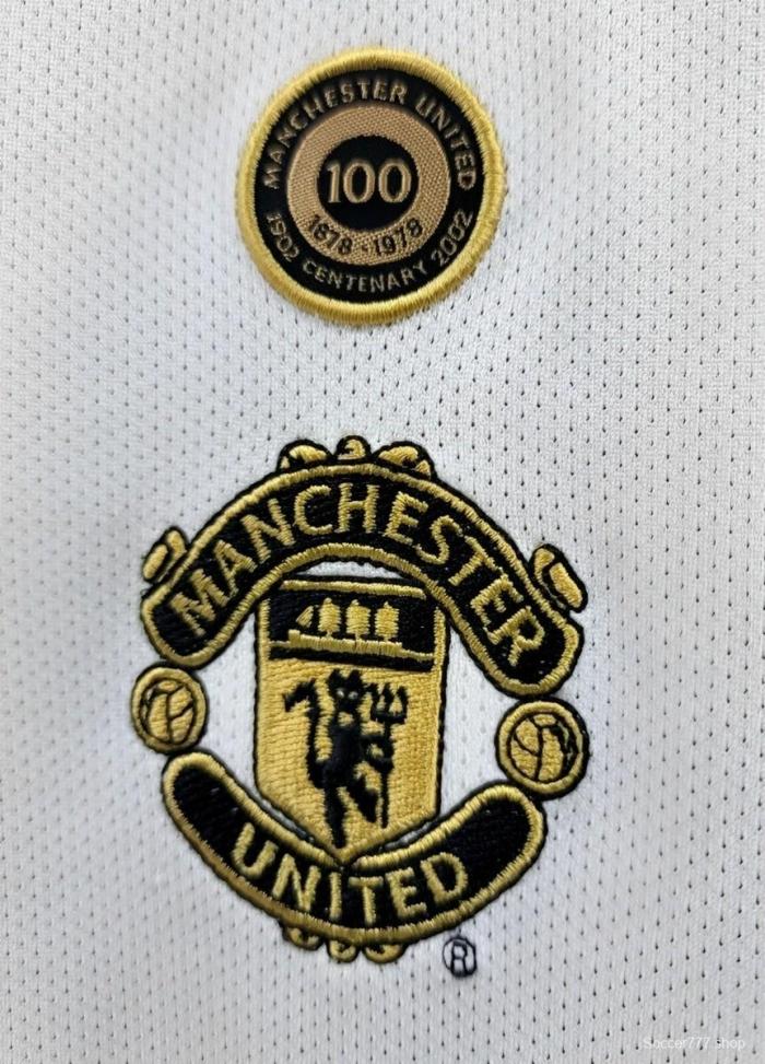 Retro 01/02 Manchester United Third Centenary Reversible Jersey