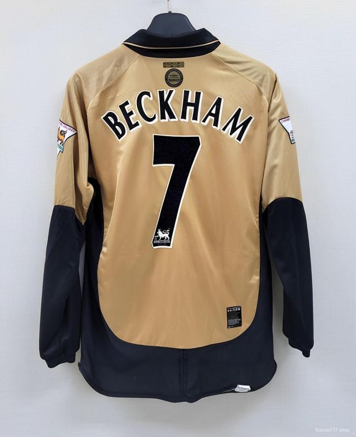 Retro 01/02 Manchester United Third Centenary Reversible Jersey