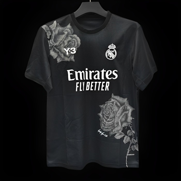 24/25 Real Madrid x Yamamoto Black Jersey