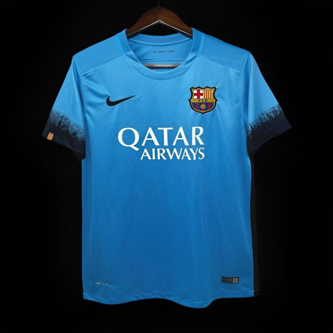 Retro 15/16 Barcelona Third Blue Jersey