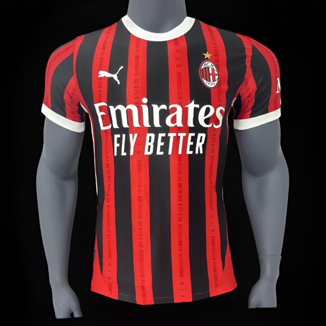Player Version 24/25 AC Milan Home Jersey