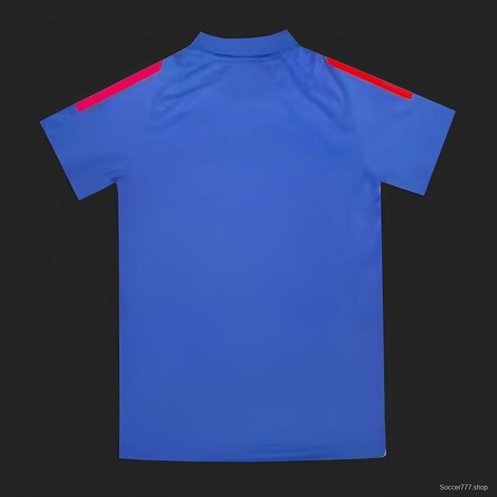 2024 Italy Home POLO Blue Jersey