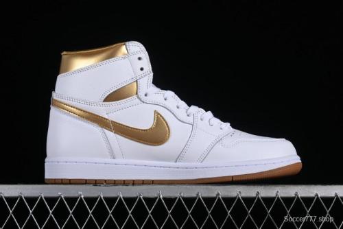 Air Jordan 1 High -Top Metallic Gold 